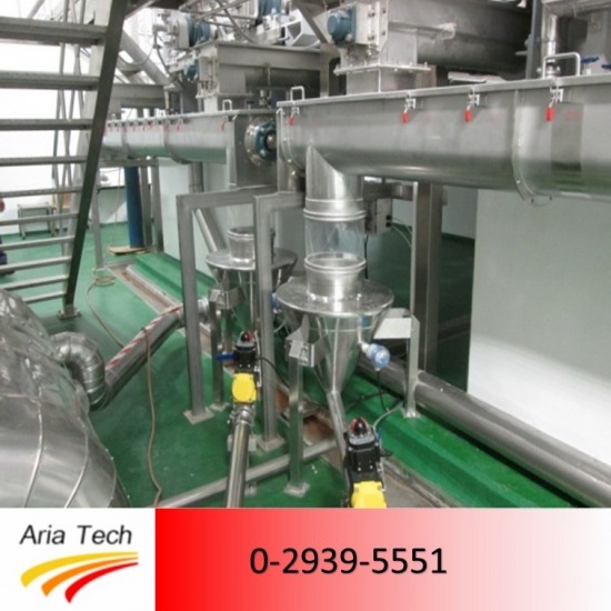 ระบบสกรูลำเลียง (Screw conveyor) ระบบสกรูลำเลียง (Screw conveyor)